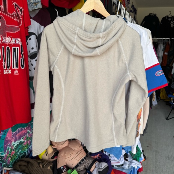 The North Face Earth Tone Zip Up Hoodie Fleece Polar Winter Outdoors Camping - Picture 6 of 10